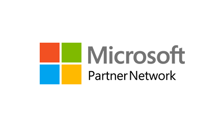 The logo of Microsoft Partner Network who we are partnered with